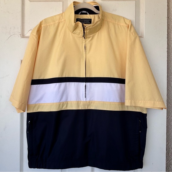 Cutter & Buck Other - Cutter & Buck‎ Men’s Golf Windbreaker 1/2 Zip Short Sleeved Size Large